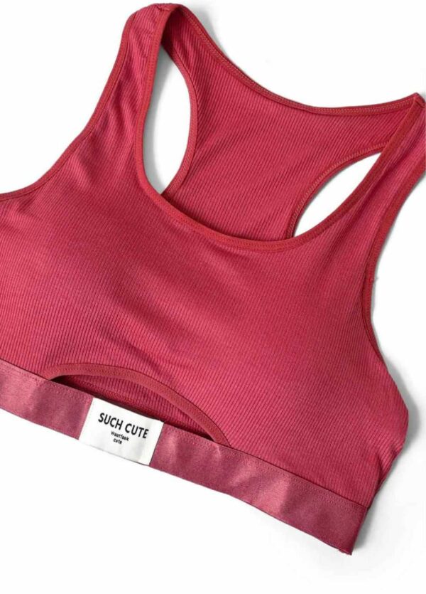 Pink Padded Bra and Pantie Set For Women - Image 2