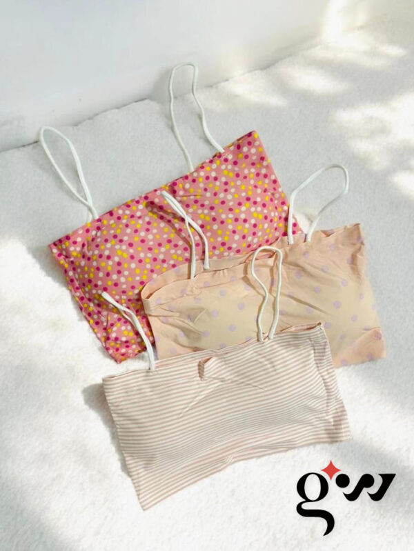 Women’s Wrapped Chest Tube Top Strapless Bra One Piece
