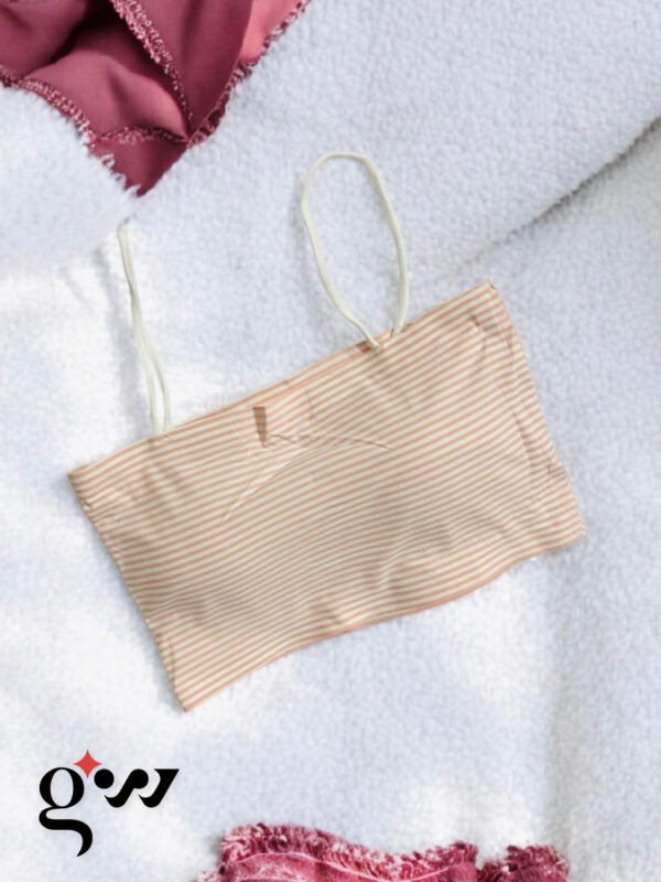 Women’s Wrapped Chest Tube Top Strapless Bra One Piece - Image 4