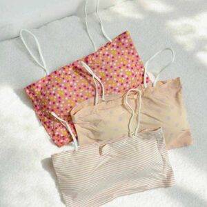 Women’s Wrapped Chest Tube Top Strapless Bra One Piece