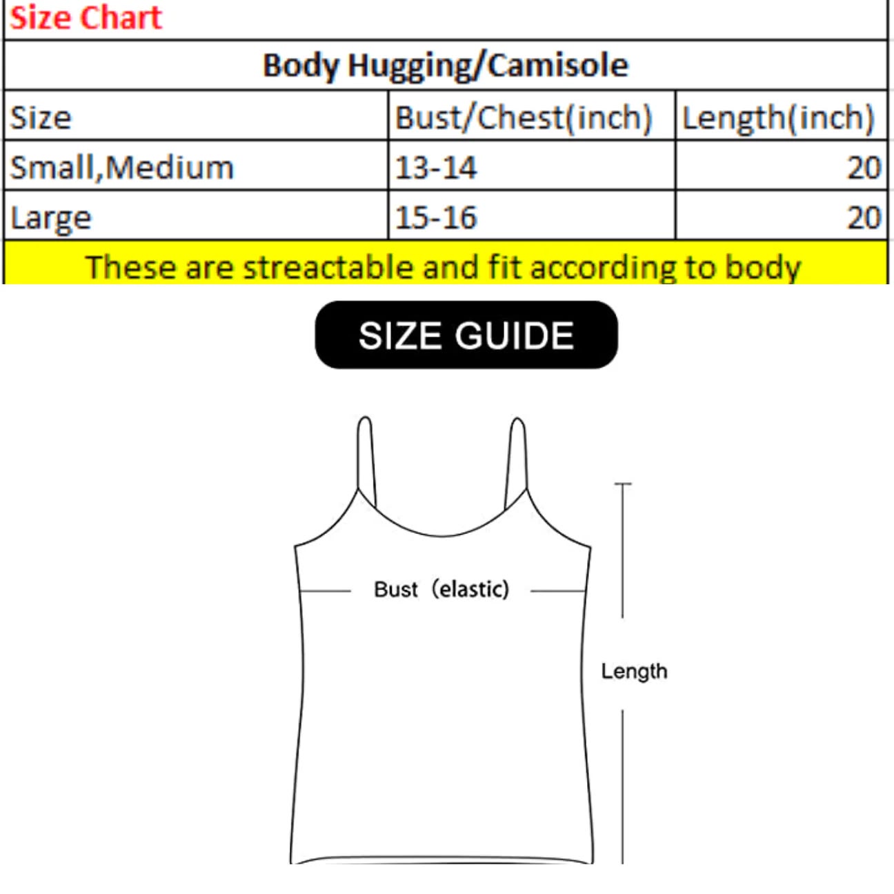 Pack Of 3 Camisole for teenagers - Image 6