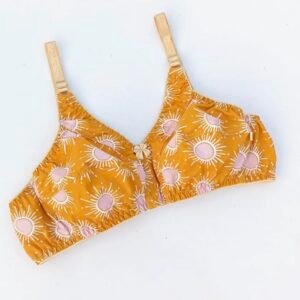 Pack of 5 Printed Pure Comfort Bras with Full Coverage Support – Bra Online in Pakistan | Glow & Wear