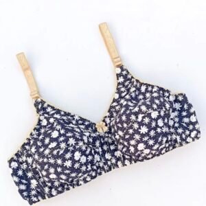 Pack of 5 Printed Pure Comfort Bras with Full Coverage Support – Bra Online in Pakistan | Glow & Wear
