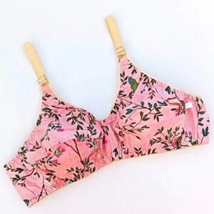 Pack of 5 Printed Pure Comfort Bras with Full Coverage Support – Bra Online in Pakistan | Glow & Wear