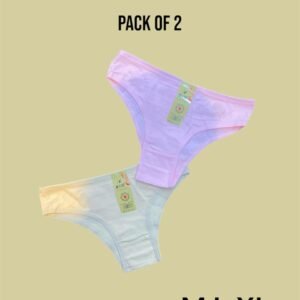 Glow and Wear – T Panties for Teenagers | Set of 2 | Soft Cotton Comfy | Size Range of M, L, XL – Panties Online in Pakistan | Glow & Wear