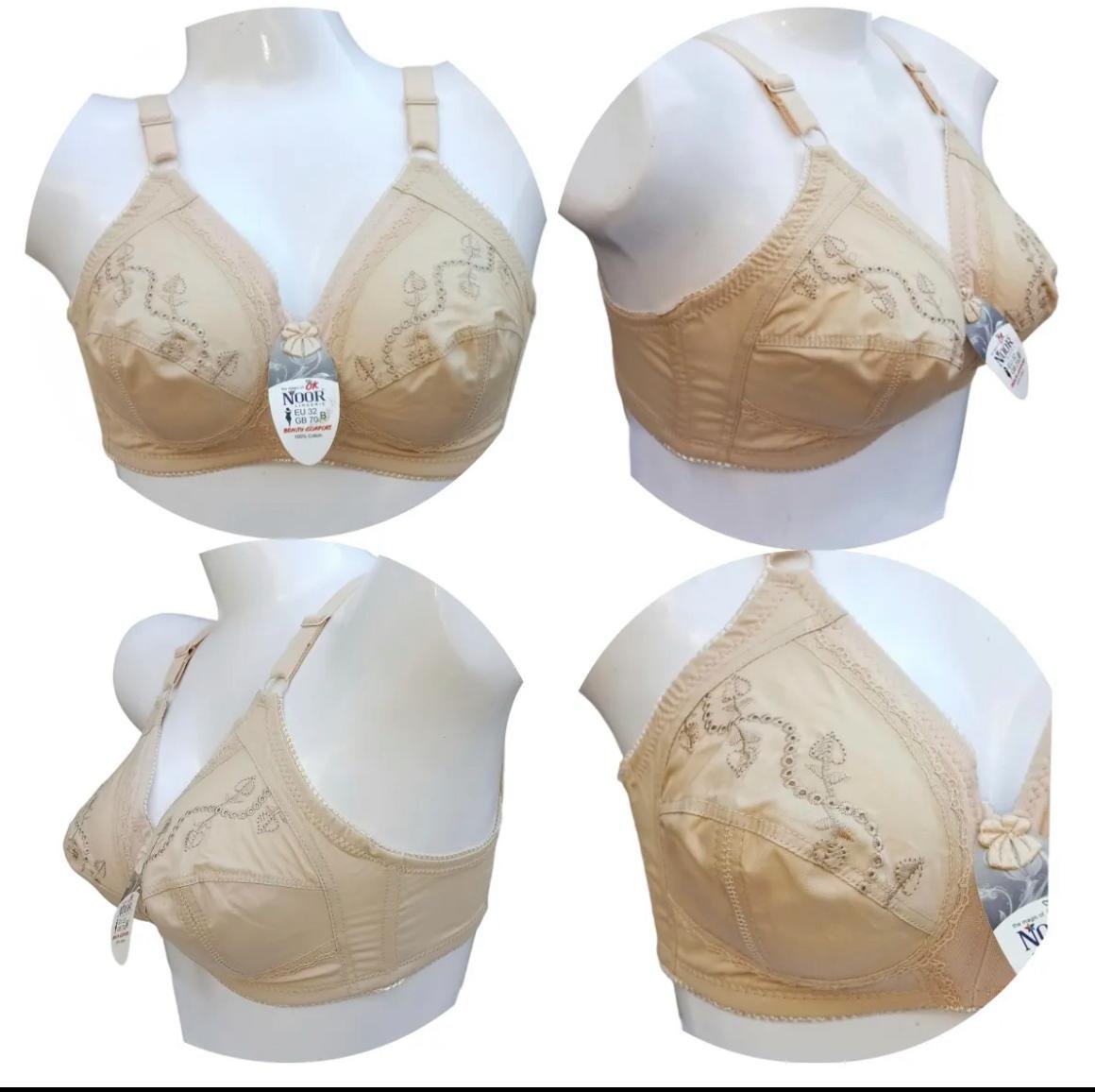 Pure Comfort and Breathable Cotton Bra with Shaped Side Cups – Cotton Bra Online in Pakistan | Glow & Wear
