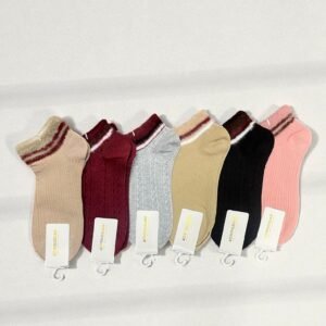 Pack of 6 Ankle Fur Socks for Women – Buy Online in Pakistan | Glow & Wear