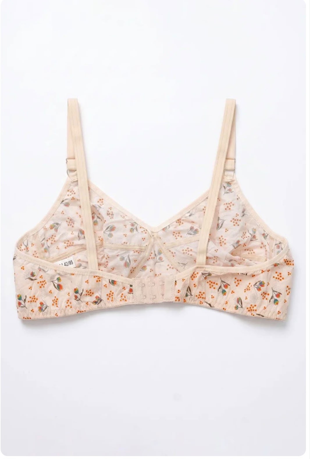 Lawn Digital Bra – Wildflower Floral Print Full Coverage Bra - Image 4