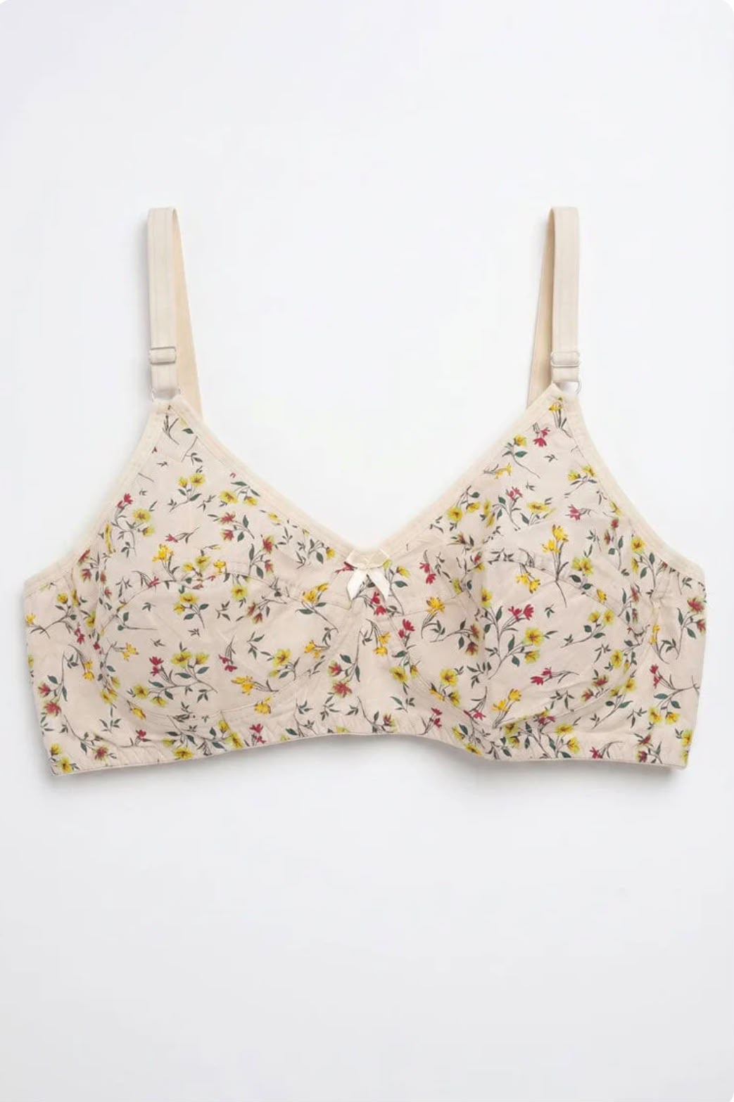 Lawn Digital Bra – Wildflower Floral Print Full Coverage Bra - Image 3