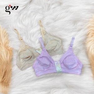 Multiple Colors Embroidered Bra for Women – Elegance & Comfort | Pack of 2 – Bra Online in Pakistan | Glow & Wear