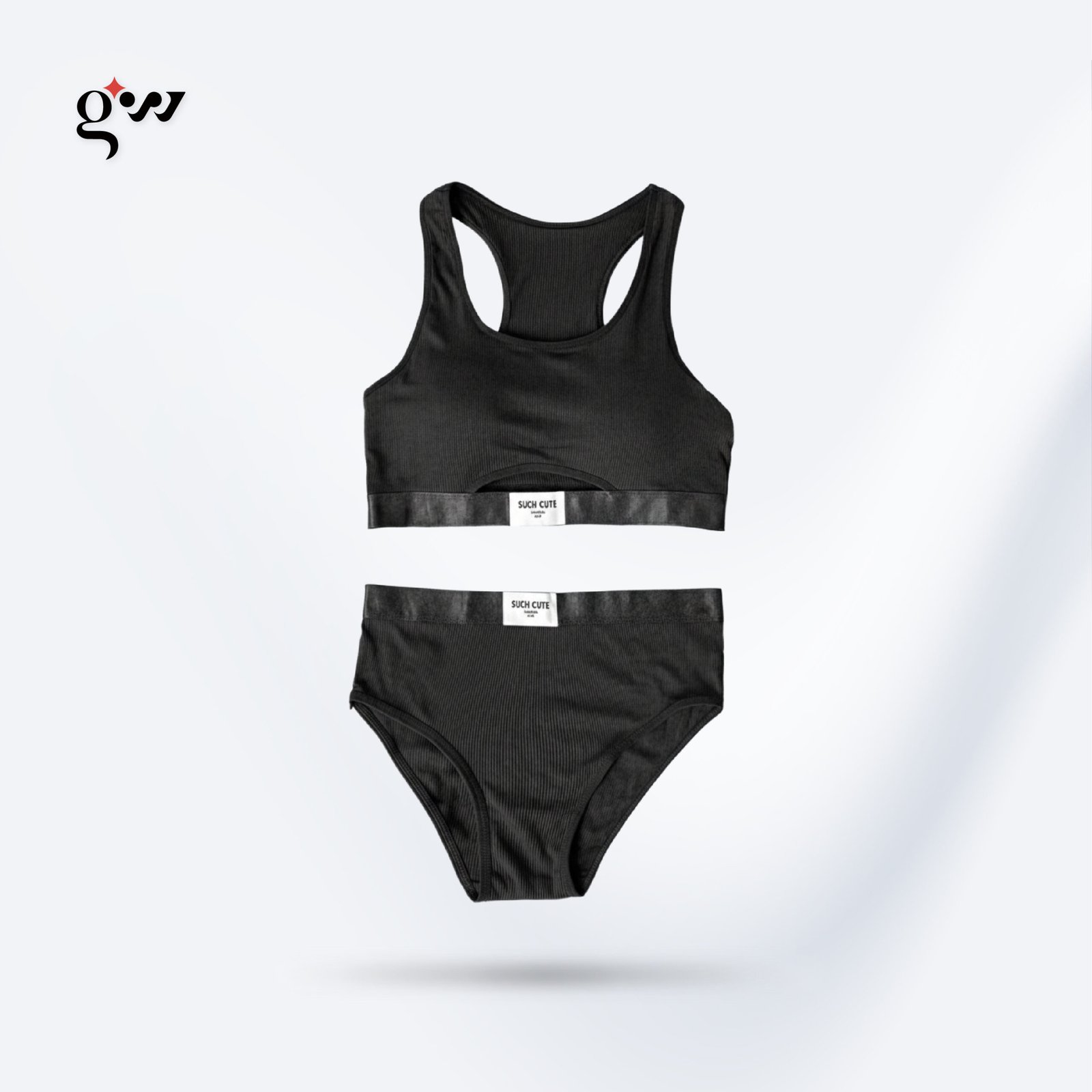 Black Padded Bra and Pantie Set For Women – Buy Online in Pakistan | Glow & Wear