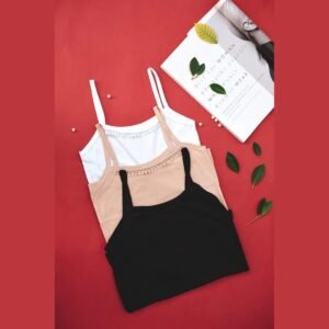Pack Of 3 Camisole for teenagers – Buy Online in Pakistan | Glow & Wear