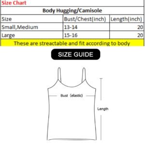 Pack Of 3 Camisole for teenagers – Buy Online in Pakistan | Glow & Wear